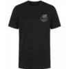 unisex-premium-organic-shirt-Schwarz-Schildkröte-lifestyle-ocean-life Frontansicht des Unisex Premium Navy Blau Organic Shirts mit Schildkröte-Design aus 100% Bio-Baumwolle.